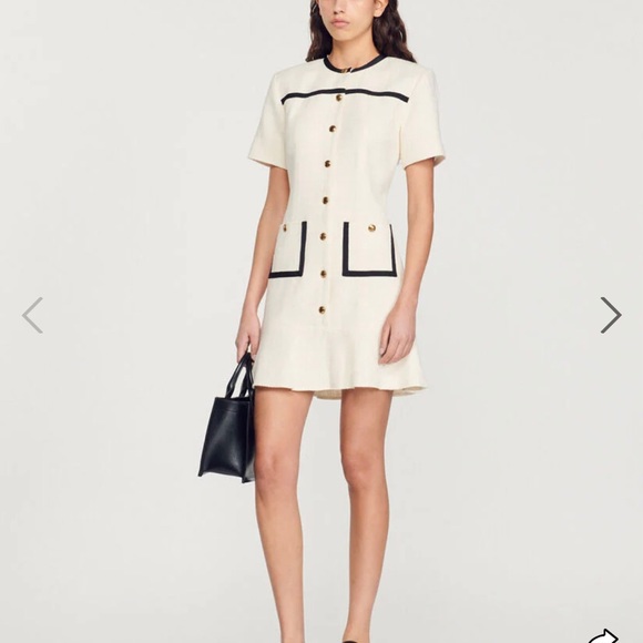 New Sandro Tweed Dress - Picture 3 of 7